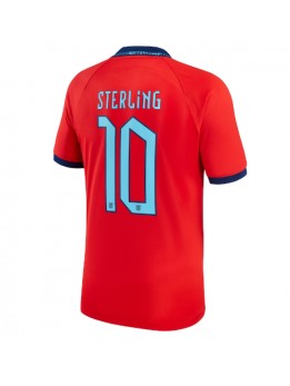England Raheem Sterling #10 Auswärtstrikot WM 2022 Kurzarm